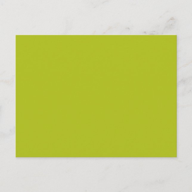 Acid Green (solid color)  Postcard (Front)