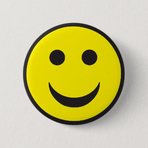 Acid House Face Pinback Button