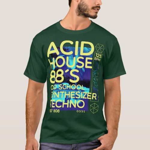 Acid House Synthesizer Techno  T_Shirt