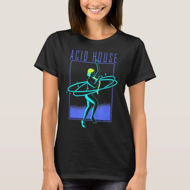 Acid House Techno Raver Dj Rave Party Edm Festival T-Shirt (Front)