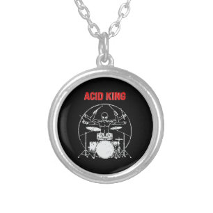 Acid King Silver Plated Necklace
