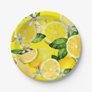 Acid Lemons from Calabria Paper Plates