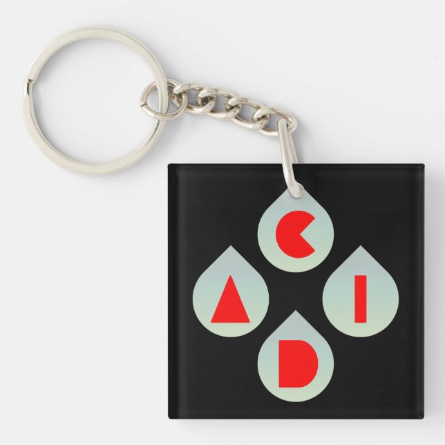 Acid Rain Keychain (Front)