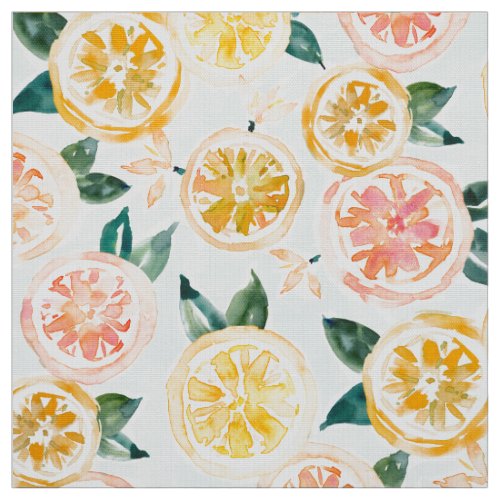 ACID REFLUX Lemon Citrus Slices Fabric