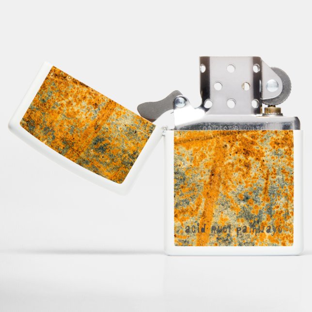 acid rust pathways zippo lighter (Opened)