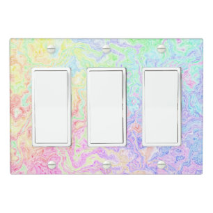 Acid Trip Swirls Light Switch Cover