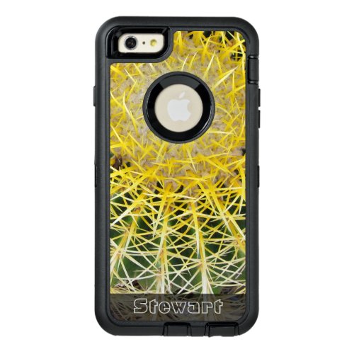 Acid Tropical Sphere Cactus Photo any Text OtterBox Defender iPhone Case