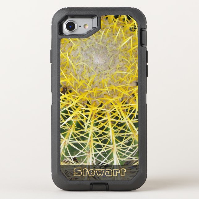 Acid Tropical Sphere Cactus Photo any Text Otterbox iPhone Case (Back)