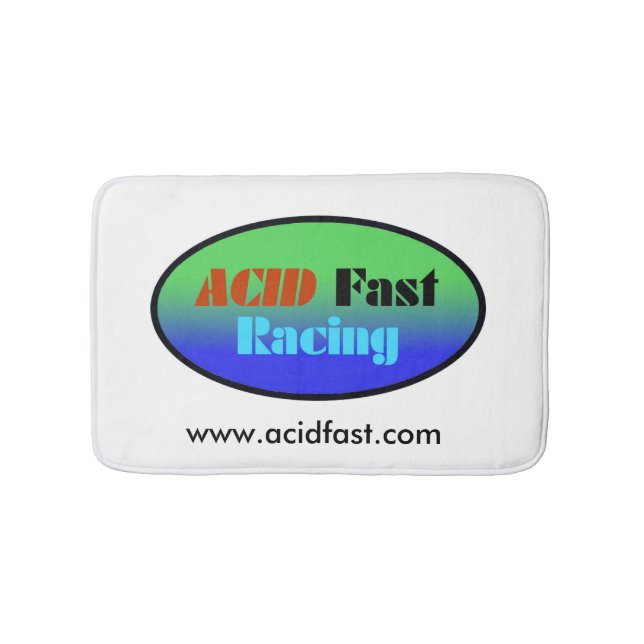 ACIDFast Racing UltraMat Bathroom Mat (Front)