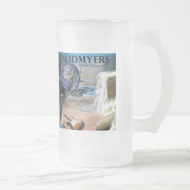 Acidmyers Frosted Glass Beer Mug (Right)