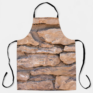 Acient brick wall. Grunge brick wall background. B Apron