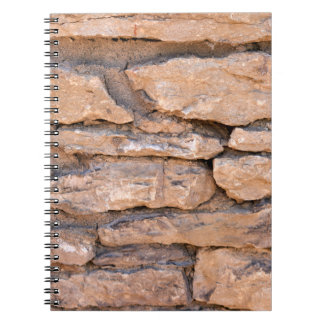 Acient brick wall. Grunge brick wall background. B Notebook