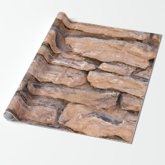 Acient brick wall. Grunge brick wall background. B Wrapping Paper