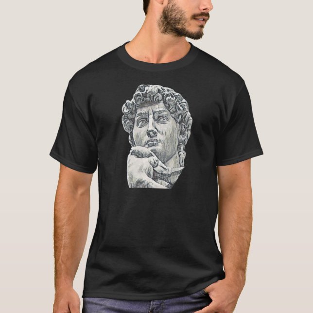 Acient Italy Roman Statue Abstract Teacher  132 T-Shirt (Front)