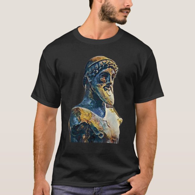 Acient Italy Roman Statue Abstract Teacher 65 T-Shirt (Front)