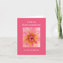 ACIM birthday card - A Course In Miracles