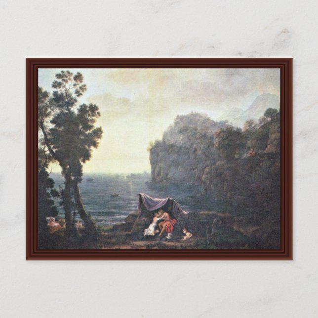 Acis And Galatea By Lorrain Claude Postcard (Front)