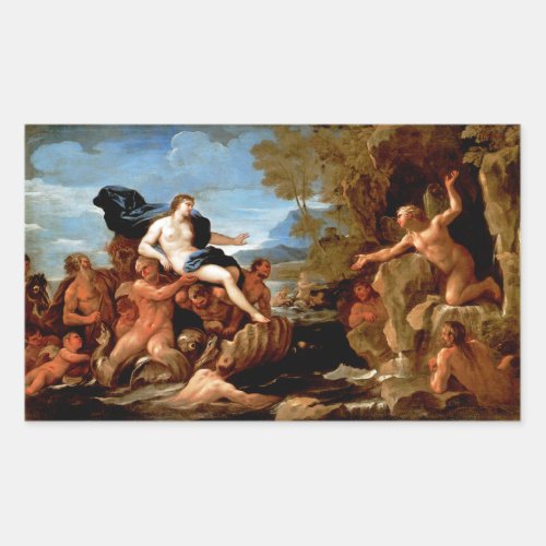 Acis and Galatea Rectangular Sticker