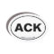 ACK Nantucket Abbreviation & Name Euro Oval