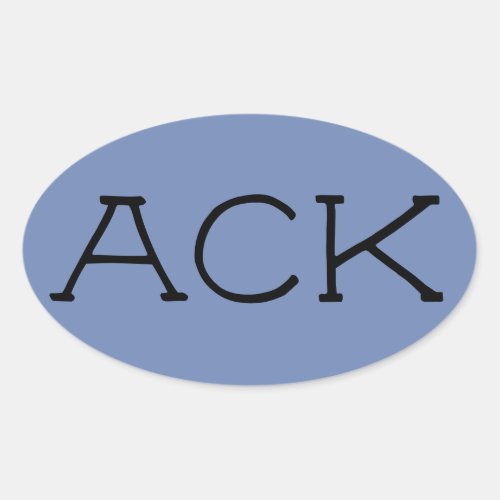 ACK Nantucket Sticker