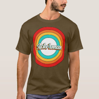 Ackerman Name Shirt Vintage Ackerman Circle