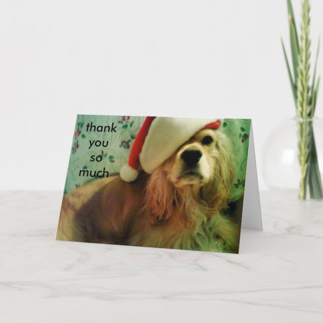 ACKNOWLEDGING "YOU" & **THANKING YOU*** TOO HOLIDAY CARD (Front)