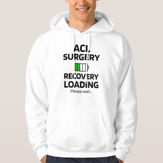 ACL Surgery Recovery | ACL Knee Surgery Survivor Hoodie (Front)