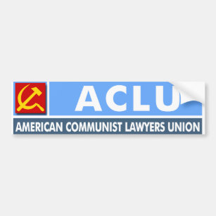 ACLU: American Communist Lawyers Union Bumper Sticker