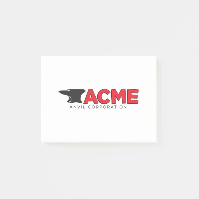 ACME ANVIL CORPORATION POST-IT NOTES (Front)