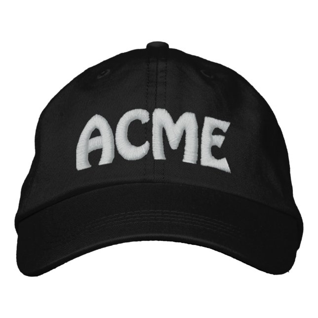 ACME EMBROIDERED BASEBALL HAT (Front)