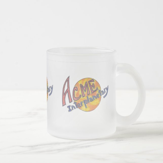 ACME-Interplanetary mug (frosted glass) (Right)