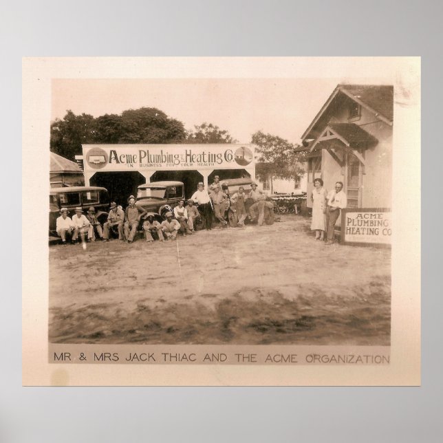 Acme Plumbing & Heating, Kilgore, TX 1931 / 32 Poster (Front)
