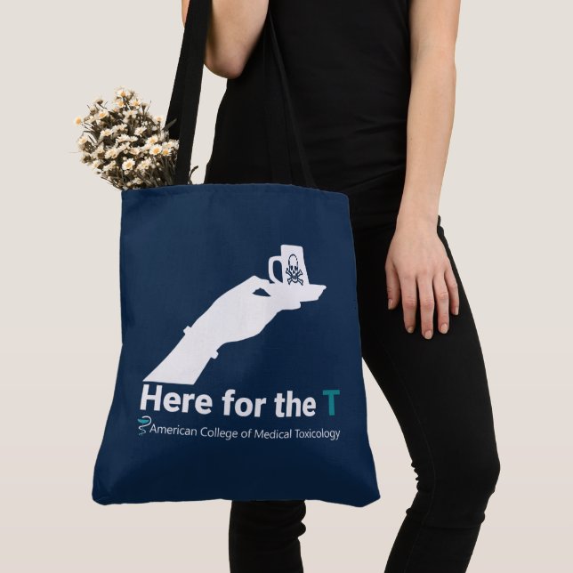 ACMT Here for the T Tote Blue (Close Up)