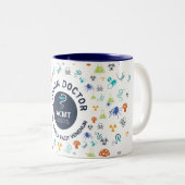 ACMT Poison Doctor Blue Two-Tone Coffee Mug (Front Right)