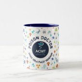 ACMT Poison Doctor Blue Two-Tone Coffee Mug (Center)