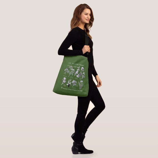 ACMT Poison Garden Green Crossbody Bag (On Model)