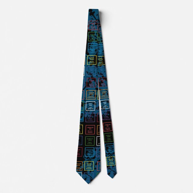 ACMT Poison Palette Tie Blue (Front)