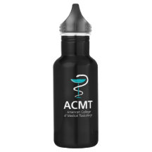 ACMT Tox Doc Black 18 oz Water Bottle