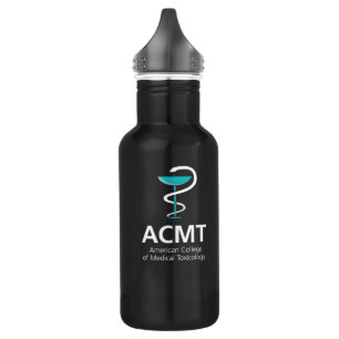 ACMT Tox Doc Black 18 oz Water Bottle
