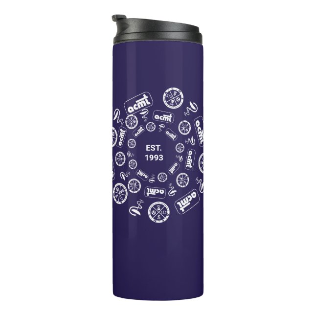 ACMt Vintage Logo Thermal Tumbler (Rotated Right)