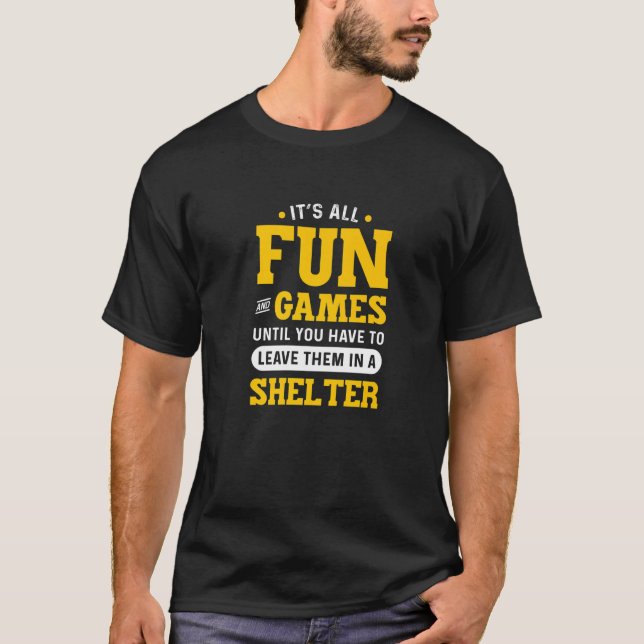 ACO. Pet Rescue. Animal Control Officer Premium T-Shirt (Front)