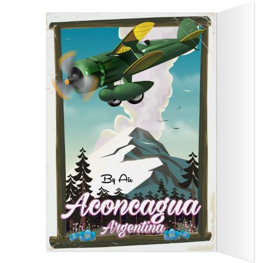 Aconcagua Argentina travel poster (Inside (Left))