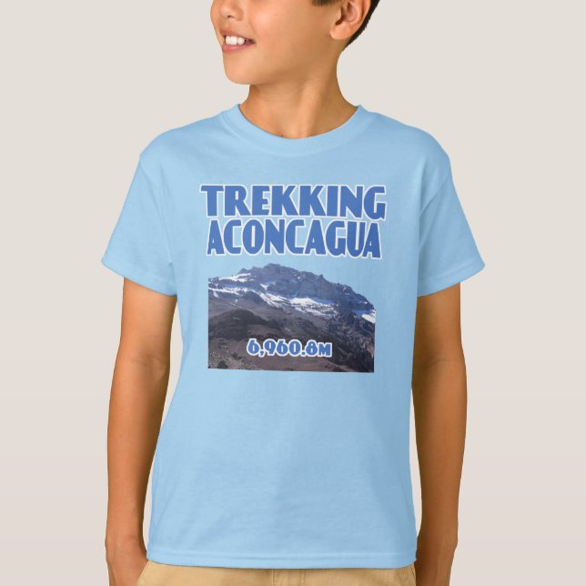 Aconcagua Mountain High Altitude Climbing T-Shirt (Front)