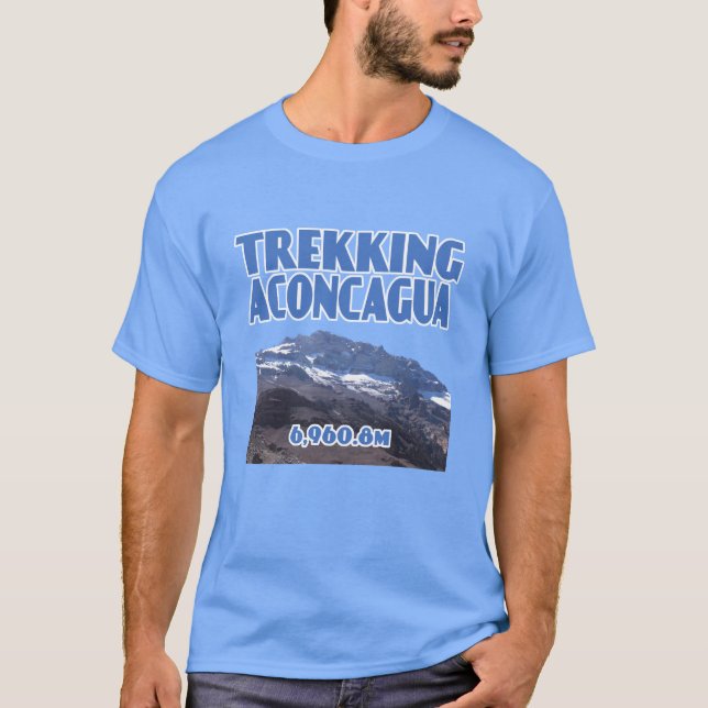 Aconcagua Mountain High Altitude Climbing T-Shirt (Front)