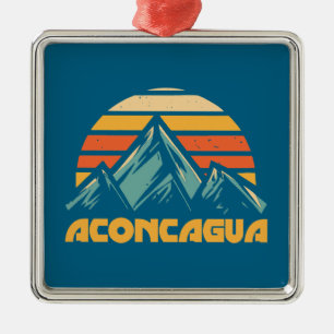 Aconcagua Retro Turquoise Metal Ornament