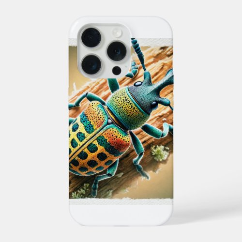 Acorn and Nut Weevil 170624IREF118 _ Watercolor iPhone 15 Pro Case