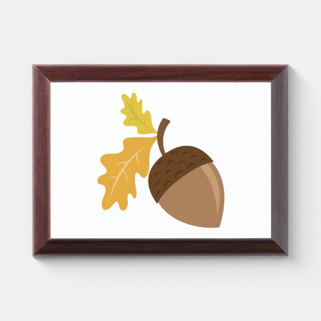 Acorn Award Plaque (Horizontal)