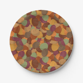 Acorn Camo Paper Plates
