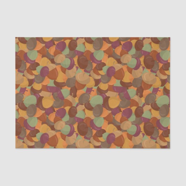 Acorn Camo Tissue Paper (Front)