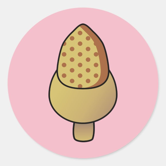 Acorn Classic Round Sticker (Front)